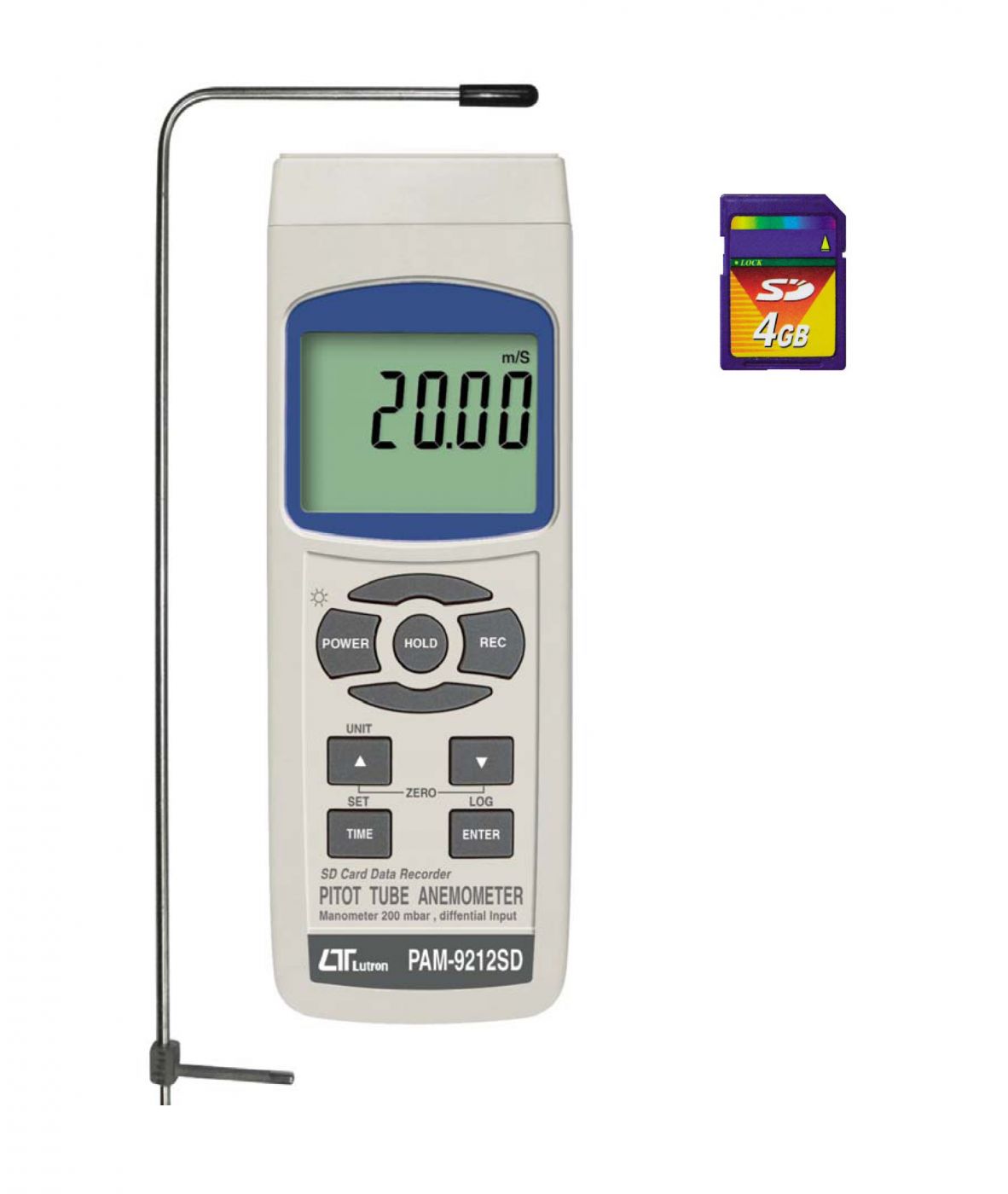PAM-9212SD Anemometar i manometar